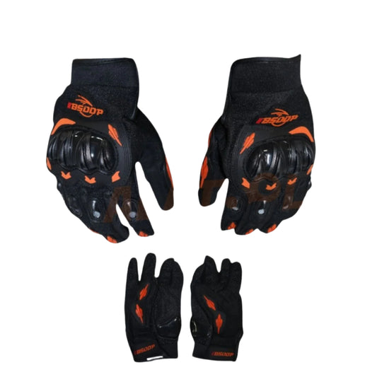 Bsddp Racing Gloves Orange & Black Protection | Ergonomic Design