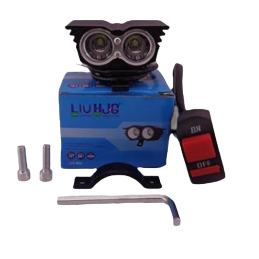 HJG Eagle Eye Front View Fog Lamps / Auxiliary Lights For All Bikes, cars And Scooters. Alatool Accessories, Bengaluru, India