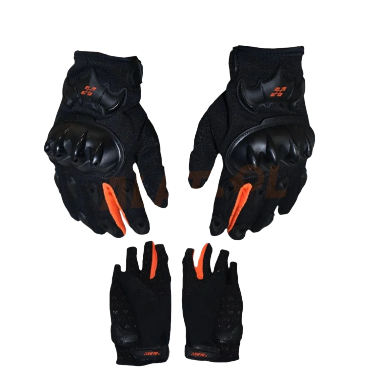 Scoyco Racing Gloves Orange & Black | Protective Gear for Riders
