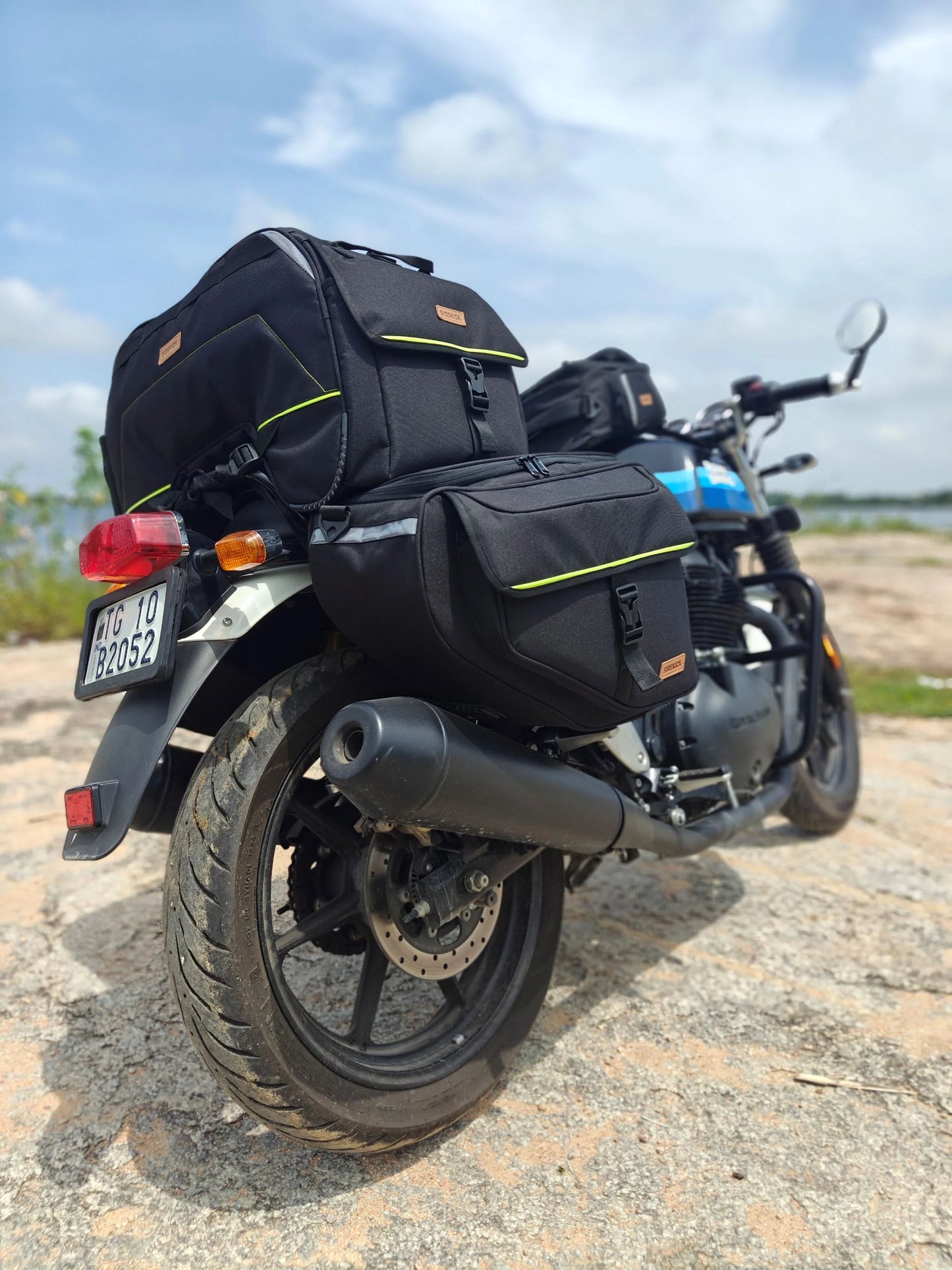 SideKick Sports 45Ltrs Saddlebags with Waterproof Rain Cover