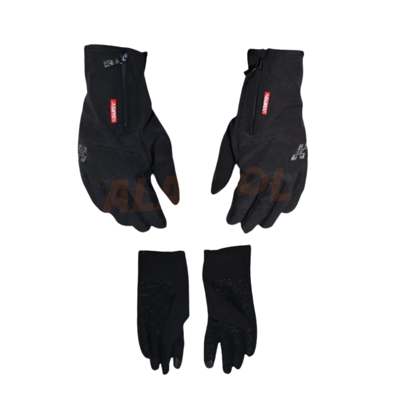 Ueyu Riding Gloves Plain Black | Versatile Motorcycle Gear
