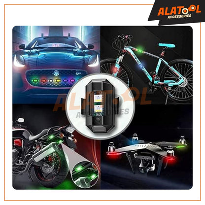 Helmet Strobe Light for All Bikes and Scooter Accessories, Alatool Accessories Bangalore India