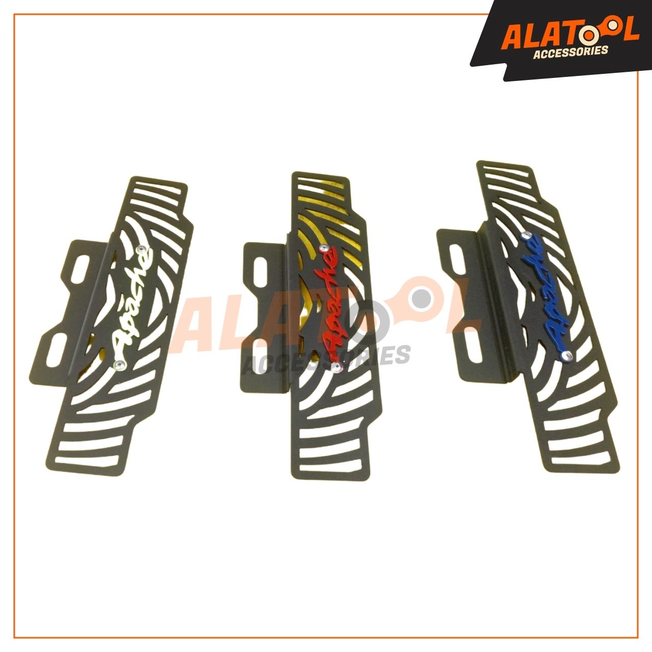 Apache RTR Radiator Guard different colors, Apache RTR Accessories, Alatool Accessories Bangalore India