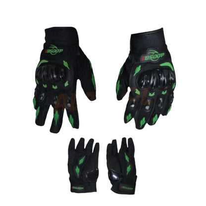 Bsddp Racing Gloves Green & Black | Comfortable and Durable