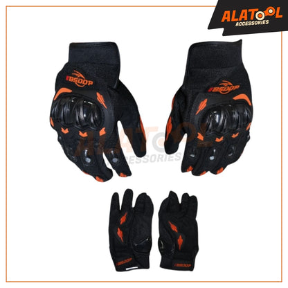 Bsddp Racing Gloves Orange & Black | Ergonomic Design