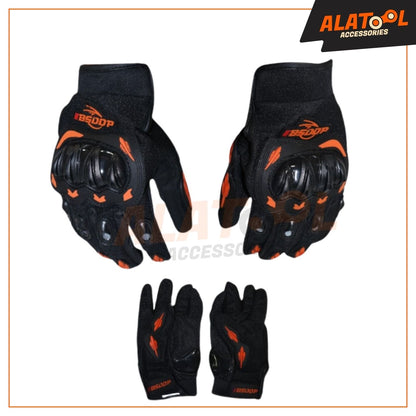 Bsddp Racing Gloves Orange & Black Protection | Ergonomic Design