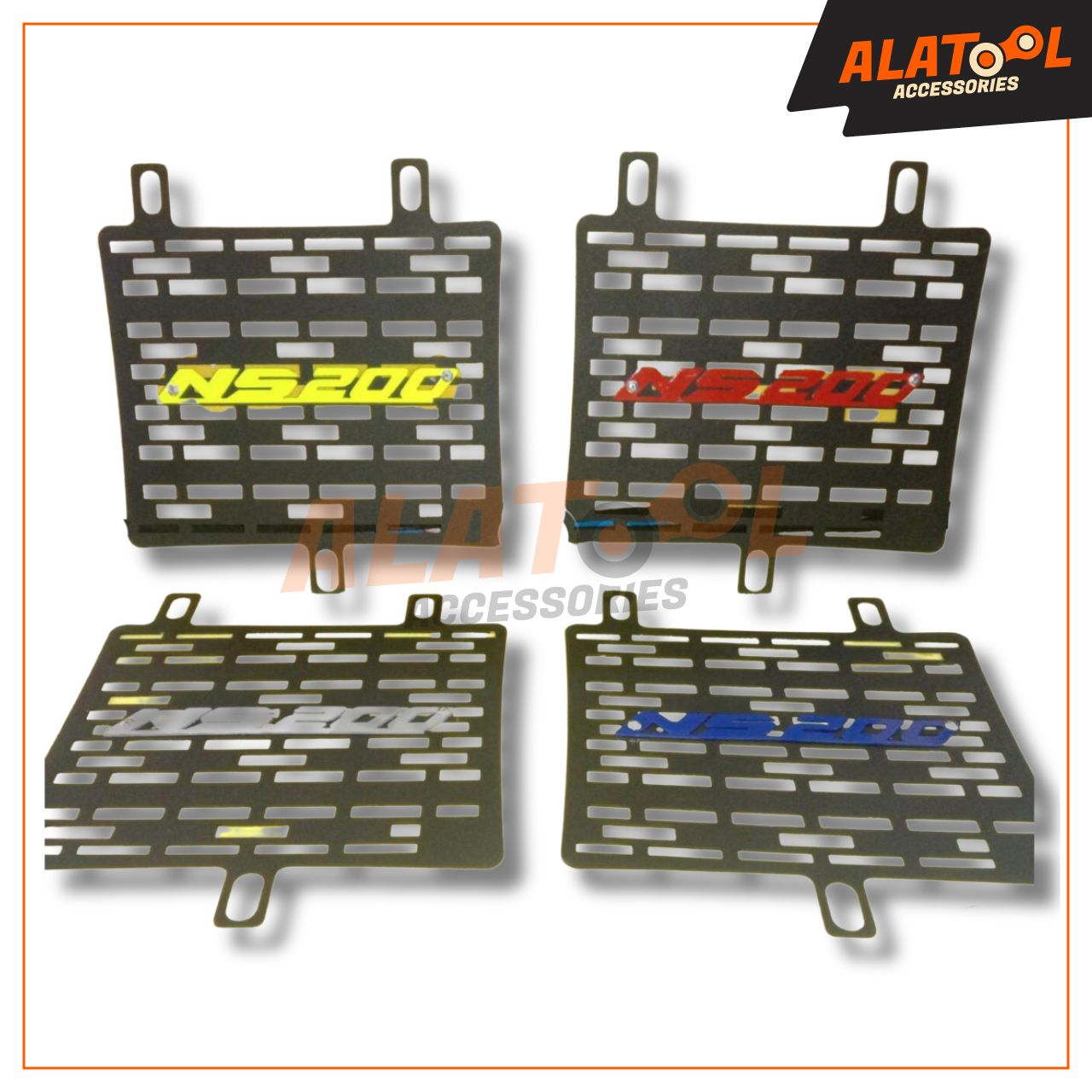 Pulsar NS200 Radiator Grill For Bajaj Pulsar NS200 . Alatool Accessories, Bengaluru, India