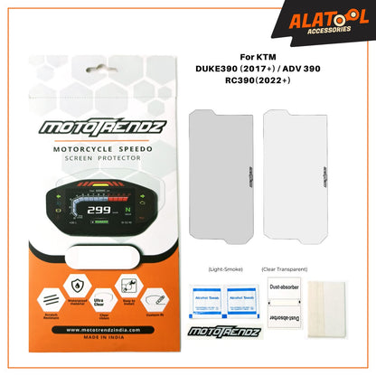 Mototrendz Motorcycle Speedo Screen Protector – KTM Duke390 / Adventure390