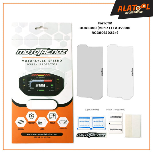 Mototrendz Motorcycle Speedo Screen Protector – KTM Duke390 / Adventure390