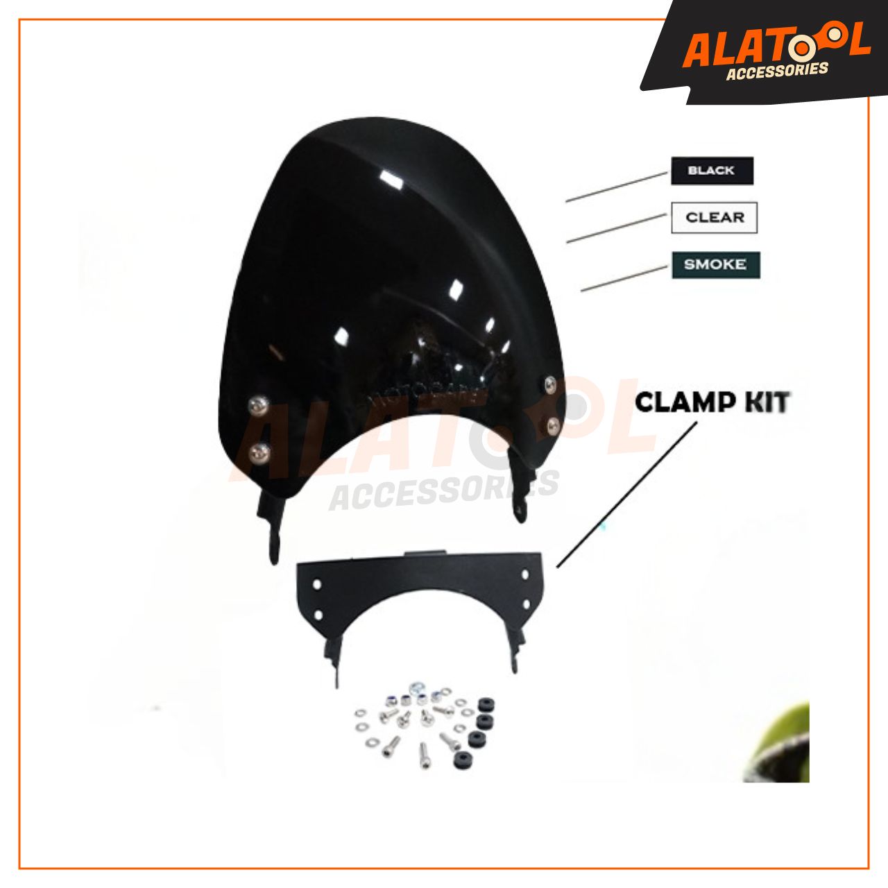 Guerrilla 450 MotoCare Visor With Clamp - Alatool Accessories