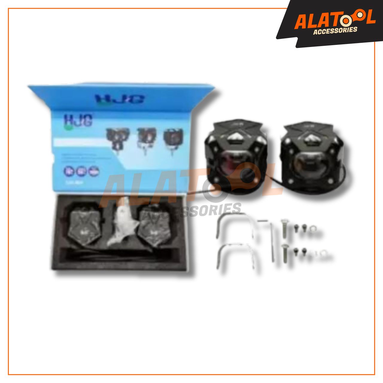 HJG S18 Fog Lamps / Auxiliary Lights For All Bikes, cars And Scooters. Alatool Accessories, Bengaluru, India