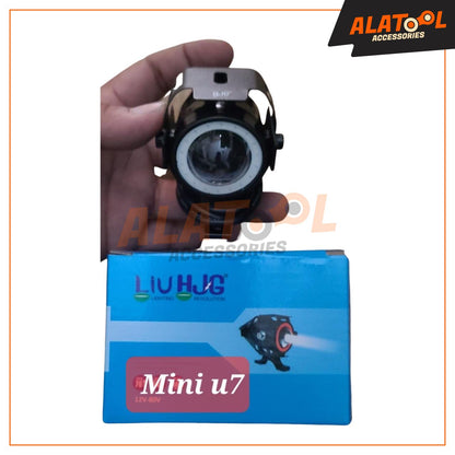 HJG Mini U7 Fog Lamps / Auxiliary Lights  For All Bikes, cars And Scooters. Alatool Accessories, Bengaluru, India