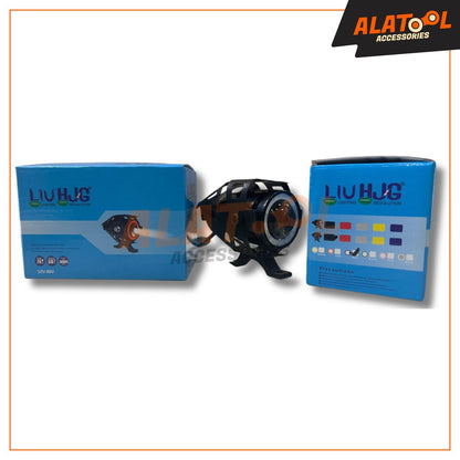 HJG Mini U7 Box Fog Lamps / Auxiliary Lights  For All Bikes, cars And Scooters. Alatool Accessories, Bengaluru, India