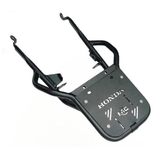 Honda motorcycle luggage rack on a white background
