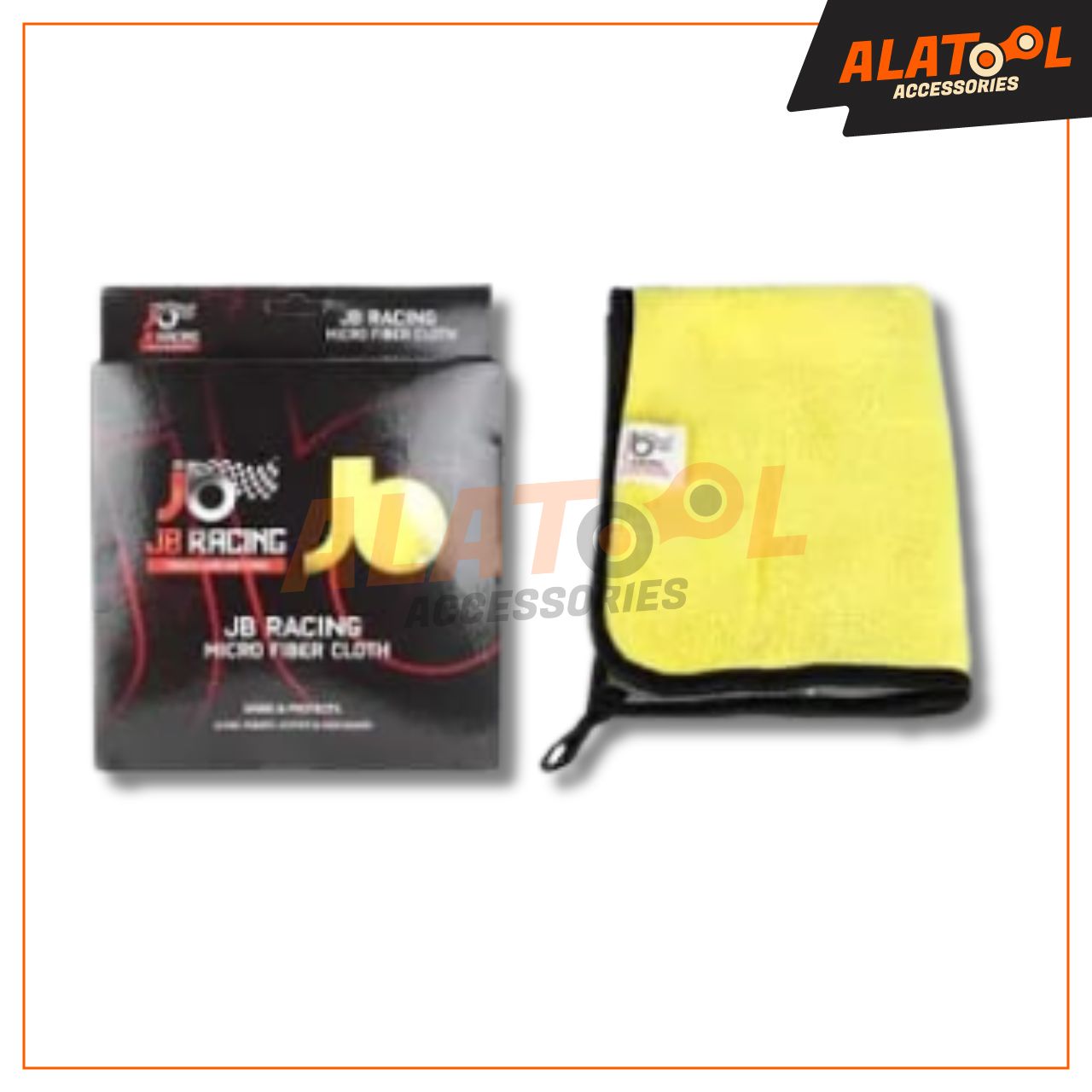 JB Racing Micro-Fiber Towel Yellow with box Alatool Accessories