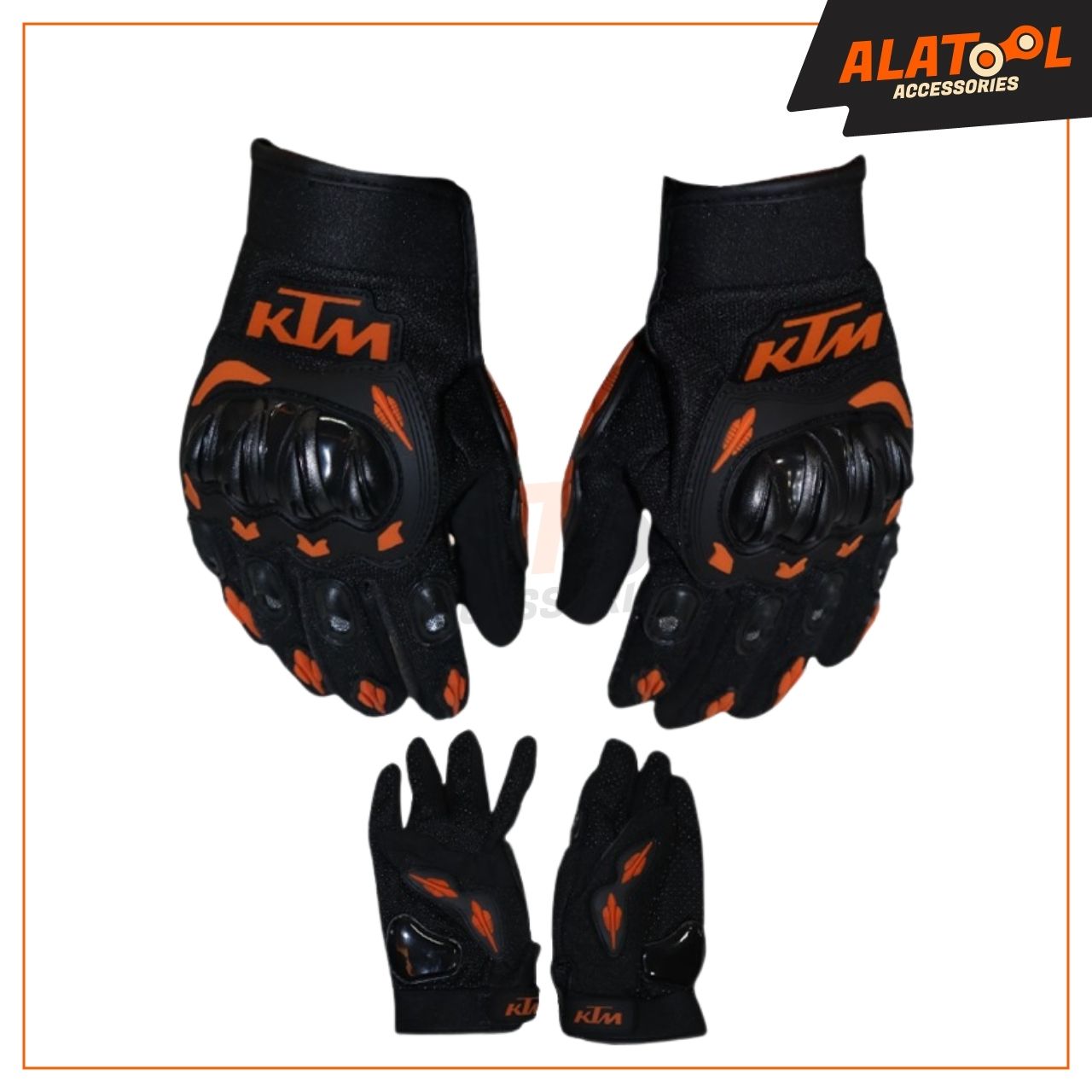 KTM Racing Gloves Orange & Black | High-Performance Motorcycle Gear