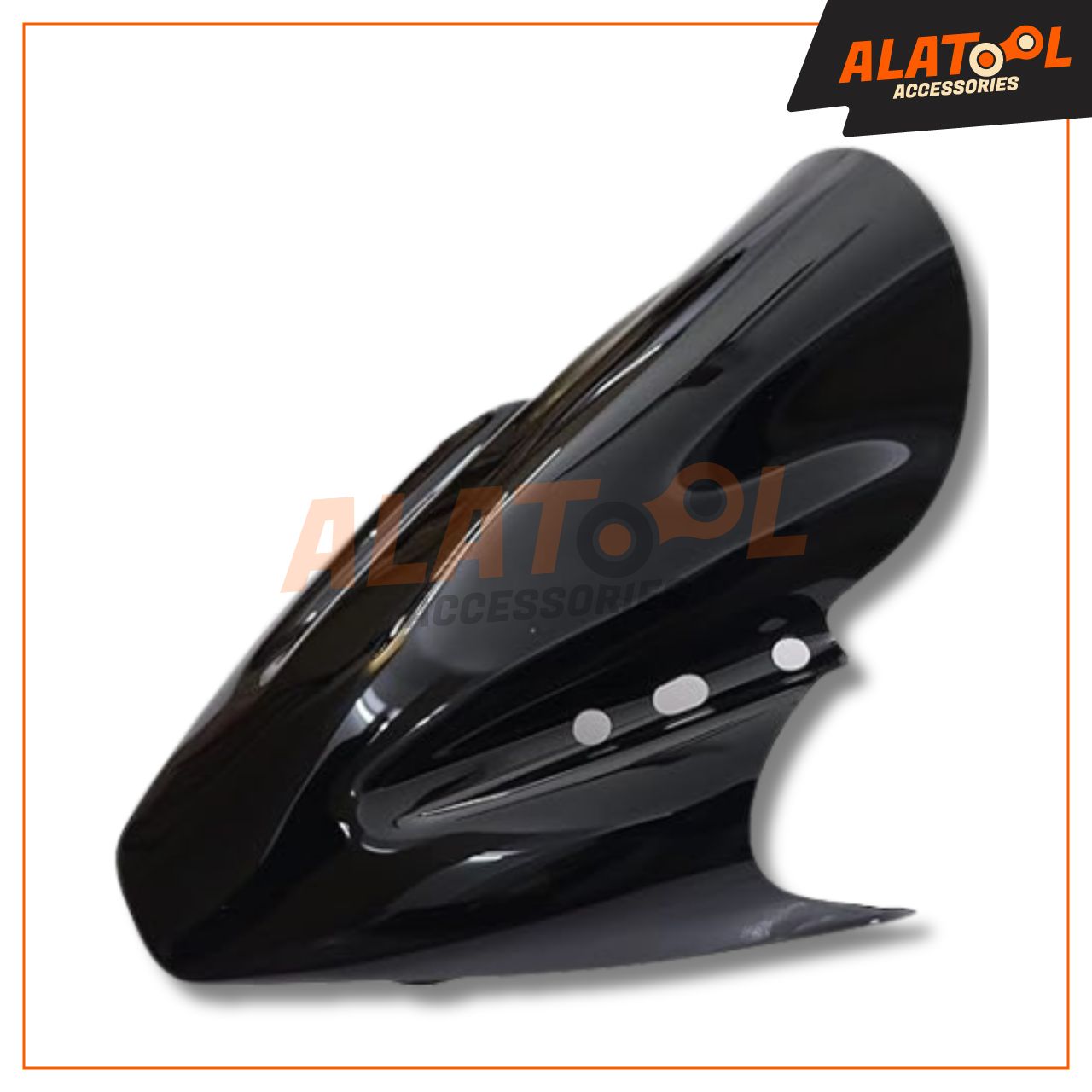 KTM Bubble Visor Side View For KTM Bikes. Alatool Accessories, Bengaluru, India