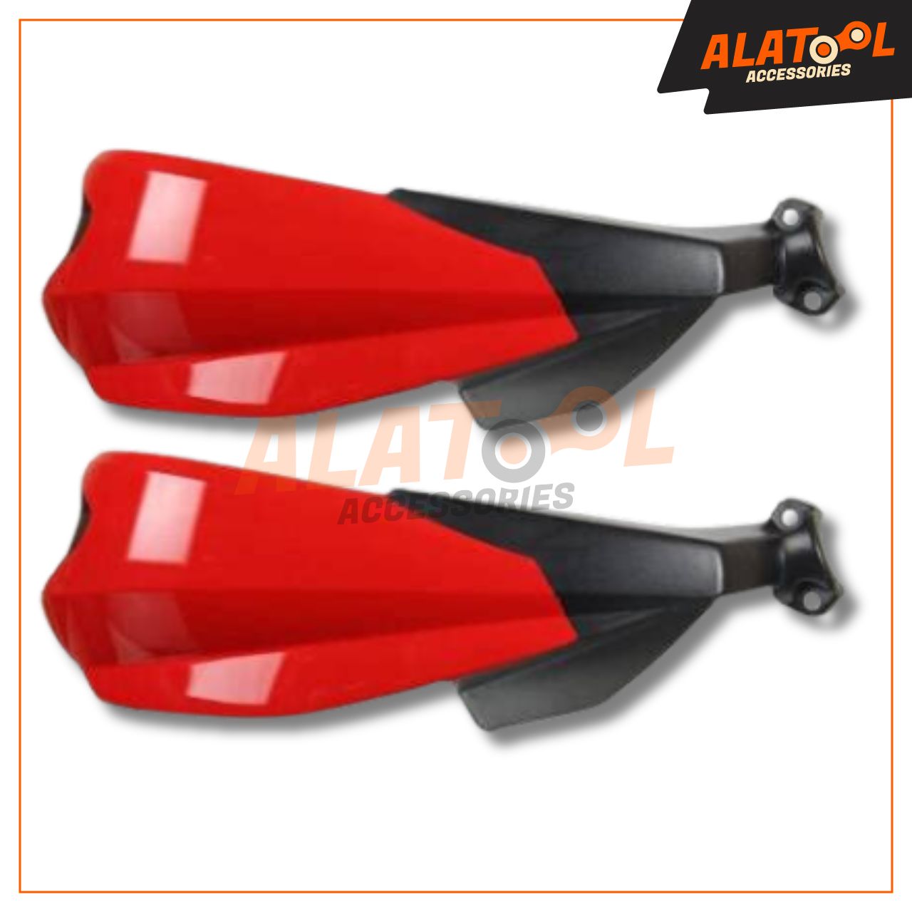 Handle Guards KTM Style Red for All Bikes and Scooter Accessories, Alatool Accessories Bangalore India