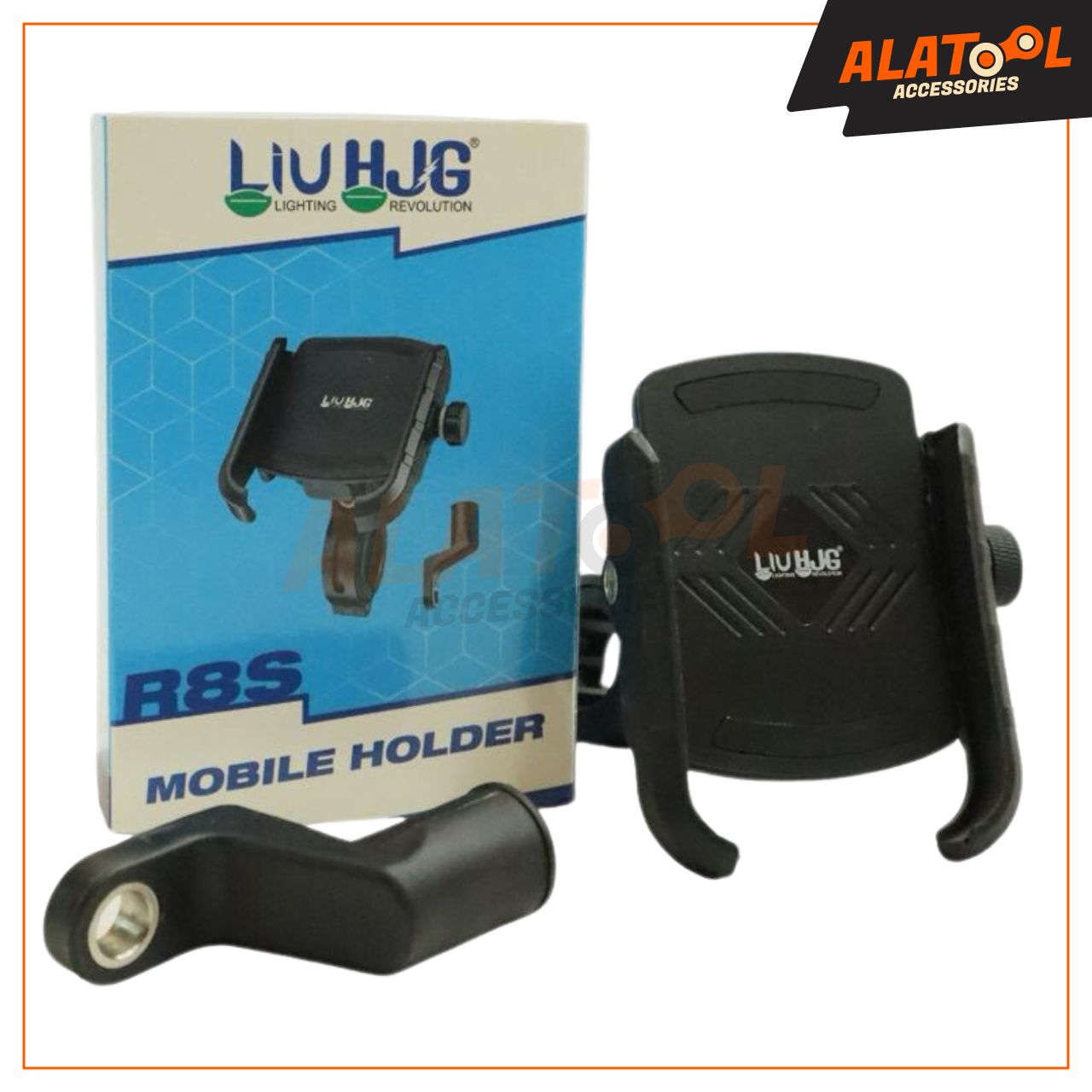 LIU HJG mobile holder without charger, streamlined design for secure smartphone mounting, perfect for hands-free use