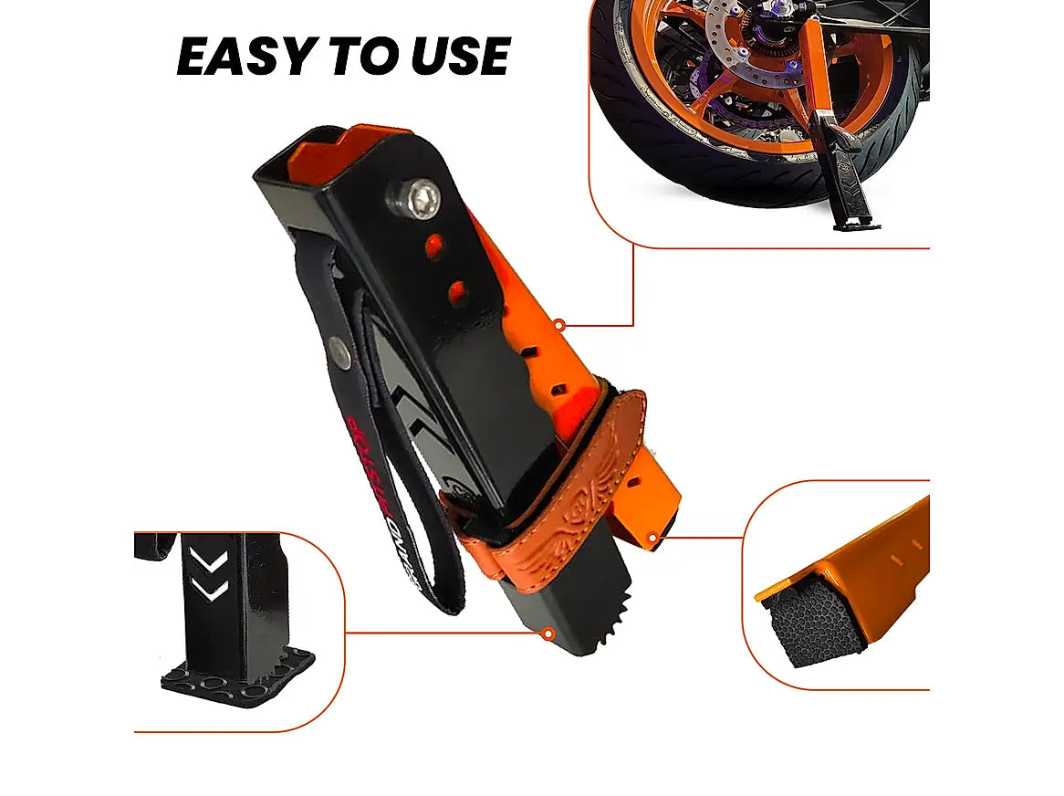 Motorcycle Jack For Chain Cleaning