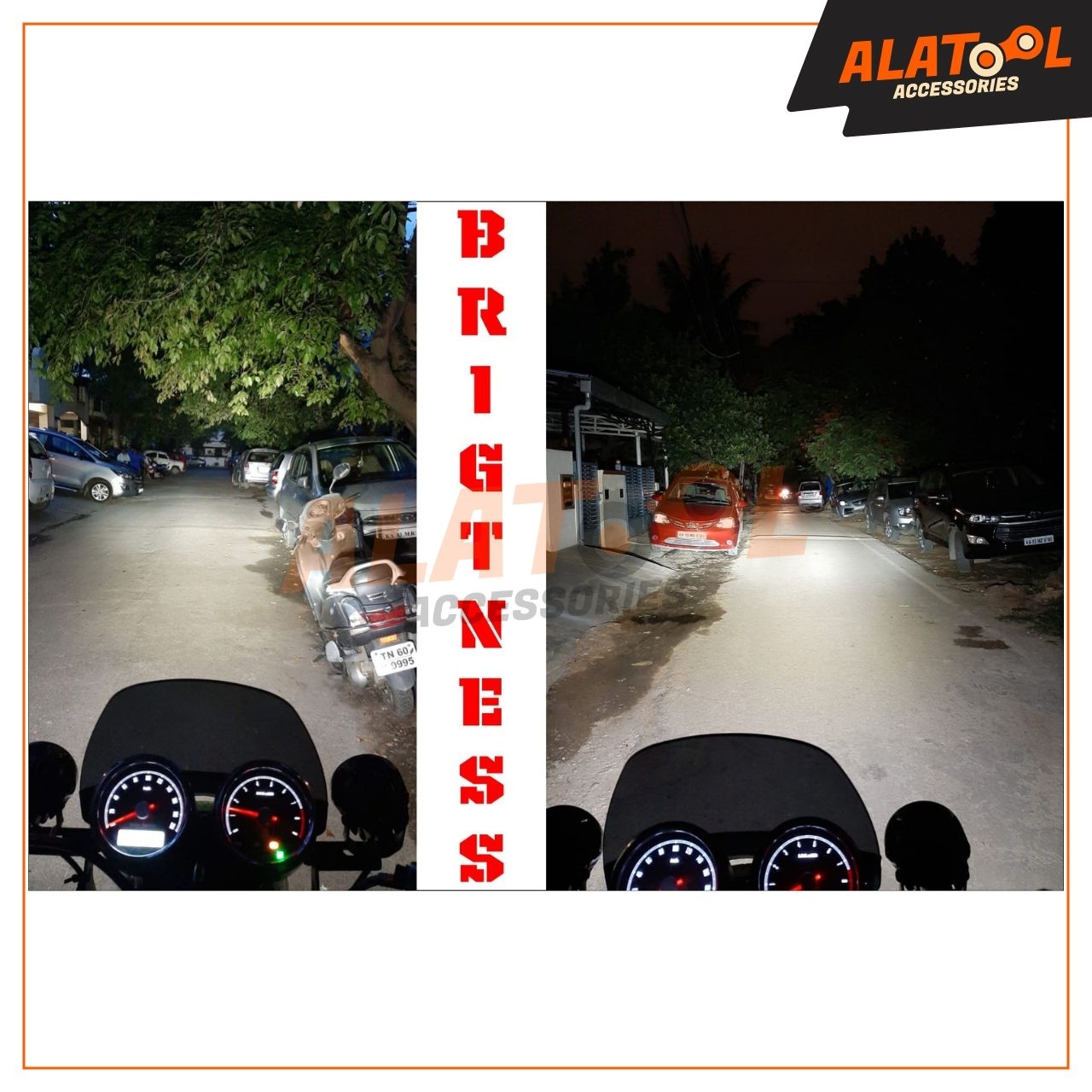 Maddog Scout Fog Lights On Himalayan Alatool Accessories