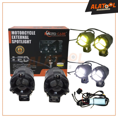 MotoCare S20 Y Led Fog Light With Wiring Harness