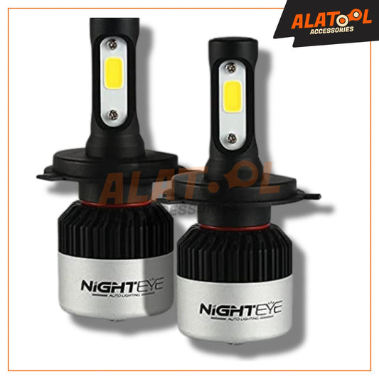 Night eye Led headlights H4 set of 2 for All Bikes and Scooter Accessories, Alatool Accessories Bangalore India