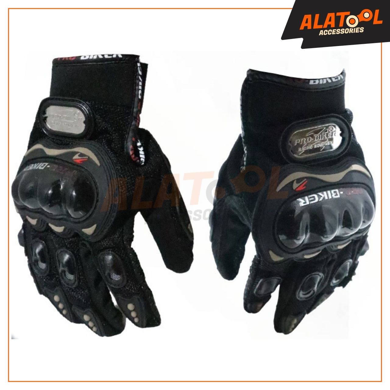 ProBiker Racing Gloves Black | Reliable Motorcycle Gear