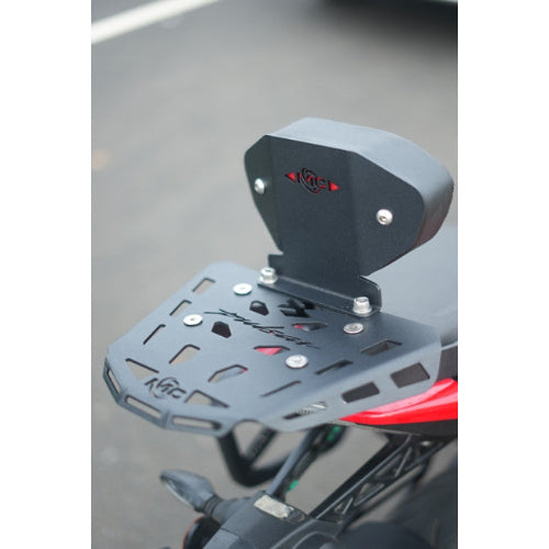 CNC Carrier With Backrest for Pulsar NS 400 installed