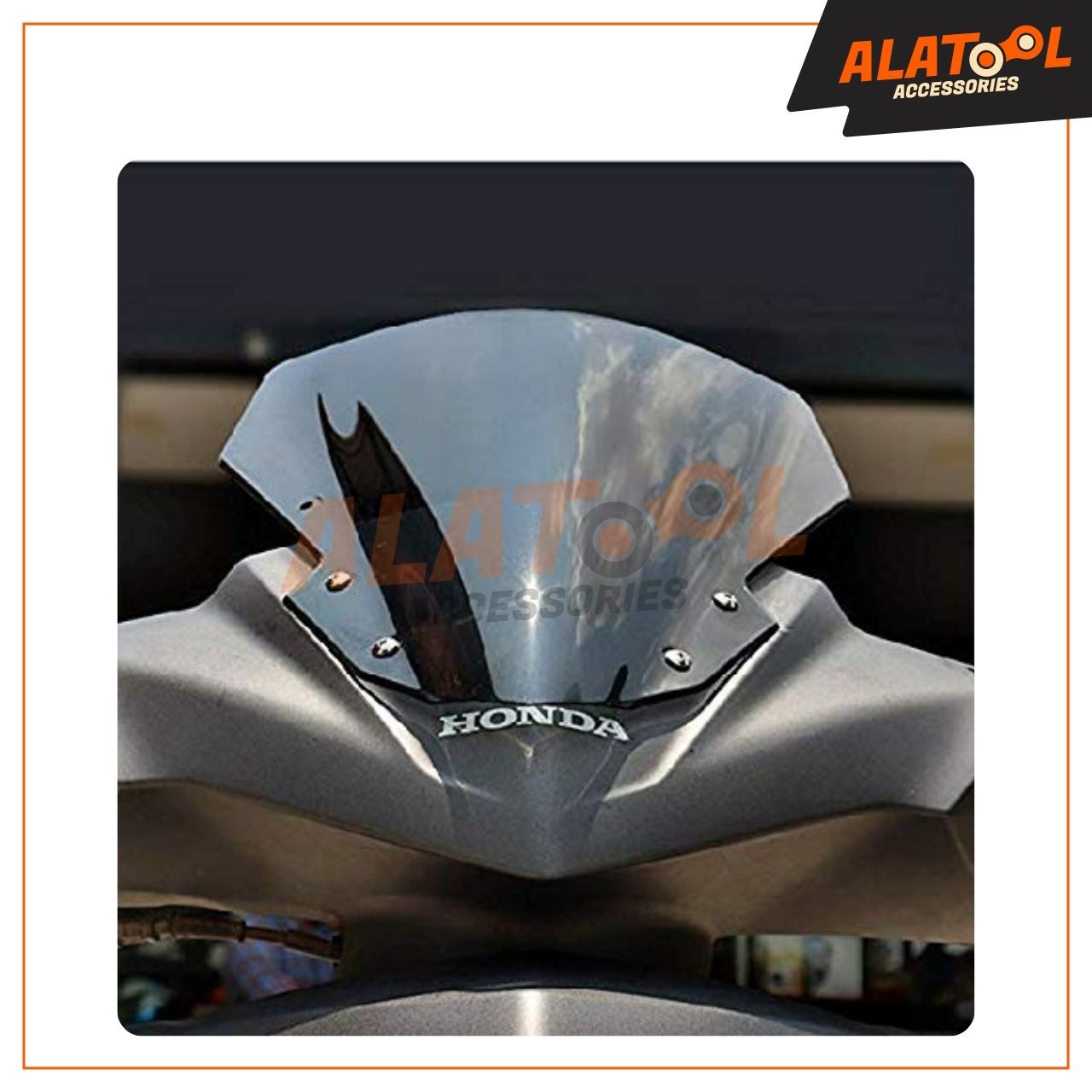 Universal Long Size Bubble Visor For Honda Dio. Alatool Accessories, Bengaluru, India