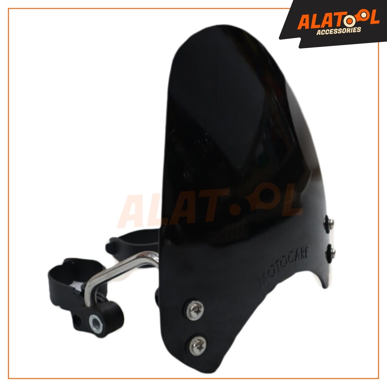 Royal Enfield Meteor 350 Black Visor with Clamp