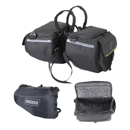 SideKick Sports 45Ltrs Saddlebags with Waterproof Rain Cover