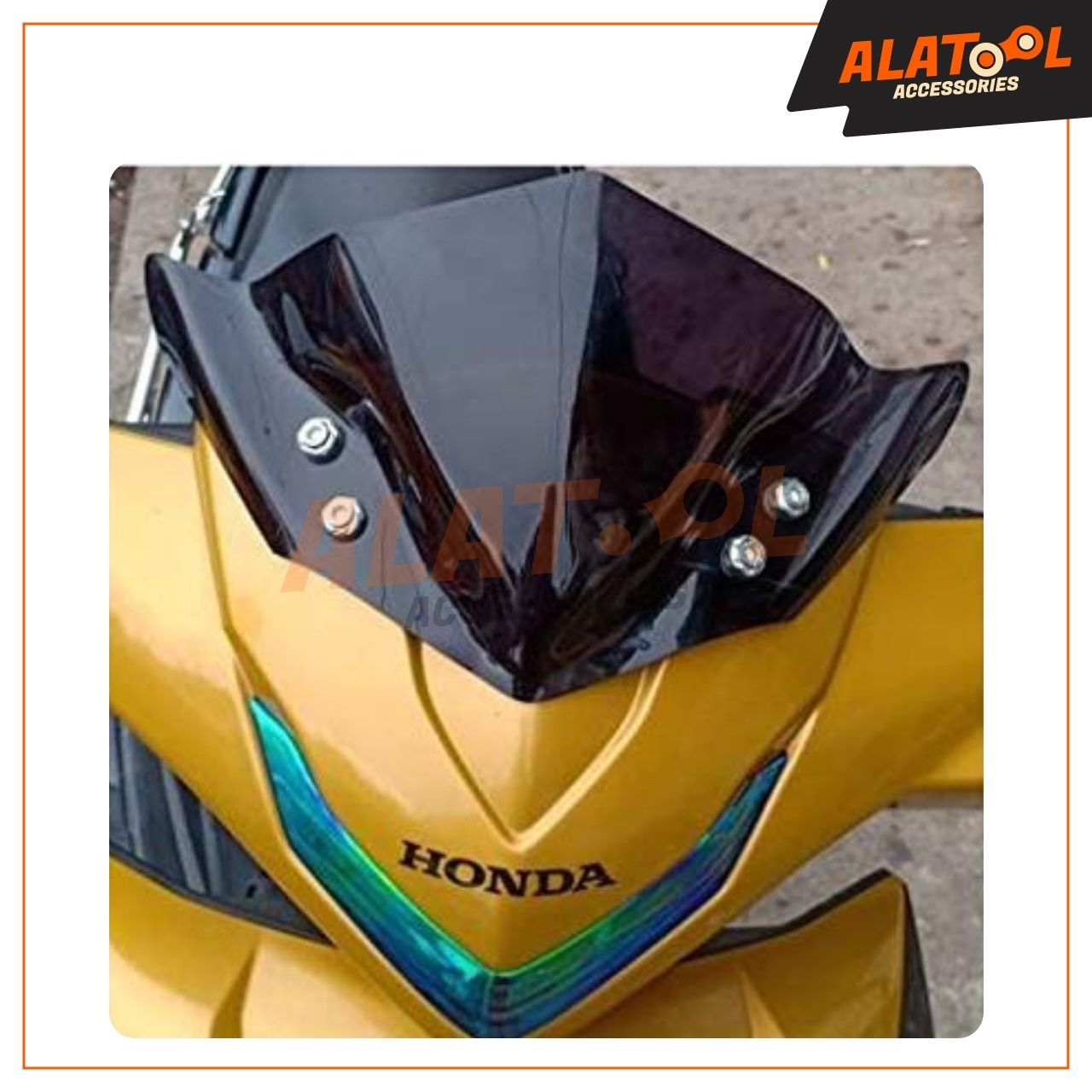 Universal Small Size Bubble Visor For All Bikes And Scooters Honda Dio. Alatool Accessories, Bengaluru, India