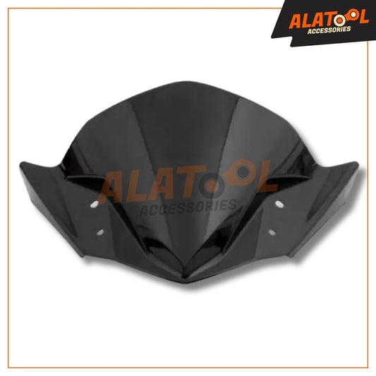 Universal Small Size Bubble Visor For All Bikes And Scooters Detailed. Alatool Accessories, Bengaluru, India