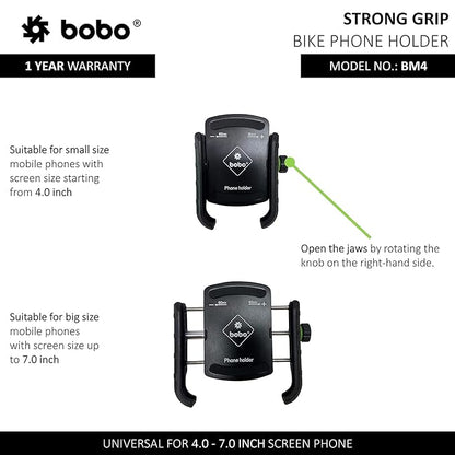 BOBO BM4 Jaw Grip Mobile Holder without charger Features Alatool Accessories