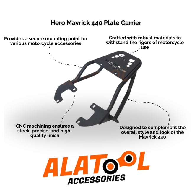 Hero Mavrick 440 Plate Carrier with ALATool Accessories branding and features.