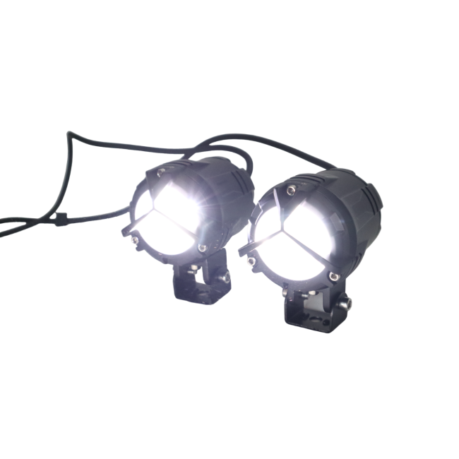 MotoCare S20 Y Led Fog Light With Wiring Harness