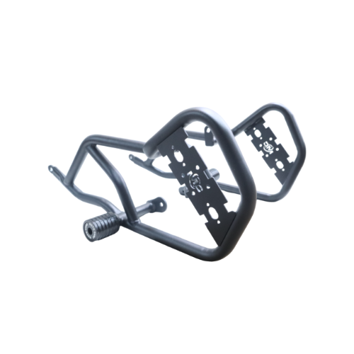 Pulsar NS 400 Crash Guard With Sliders full view