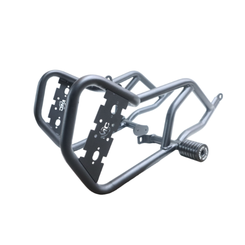 Pulsar NS 400 Crash Guard With Sliders side view