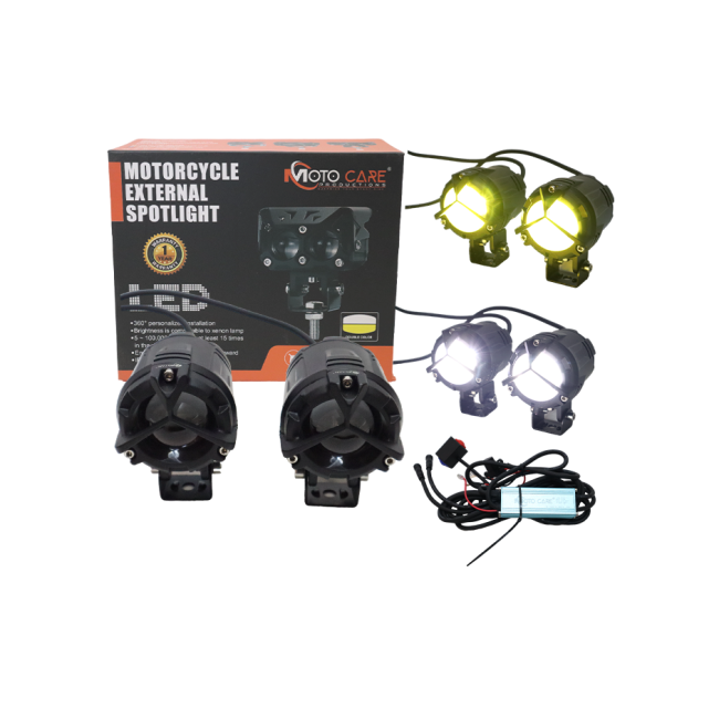 MotoCare S20 Y Led Fog Light With Wiring Harness